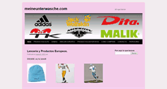 Desktop Screenshot of meineunterwasche.com